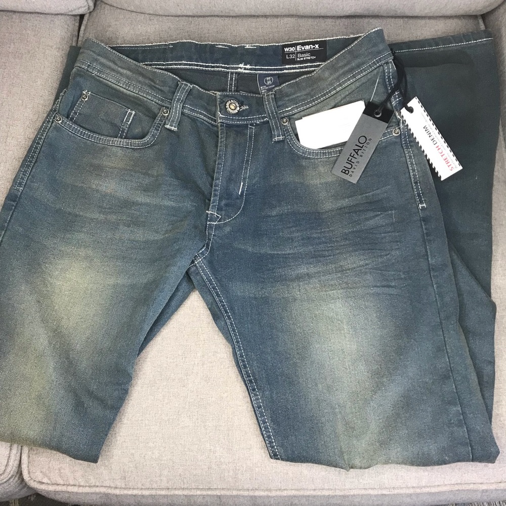 NWT Buffalo David Bitton Evan X Slim Stretch Jeans